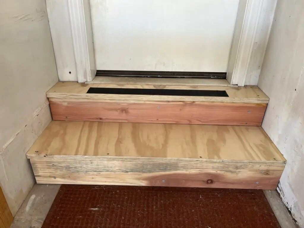 Garage Steps Improvement in Santa Barbara