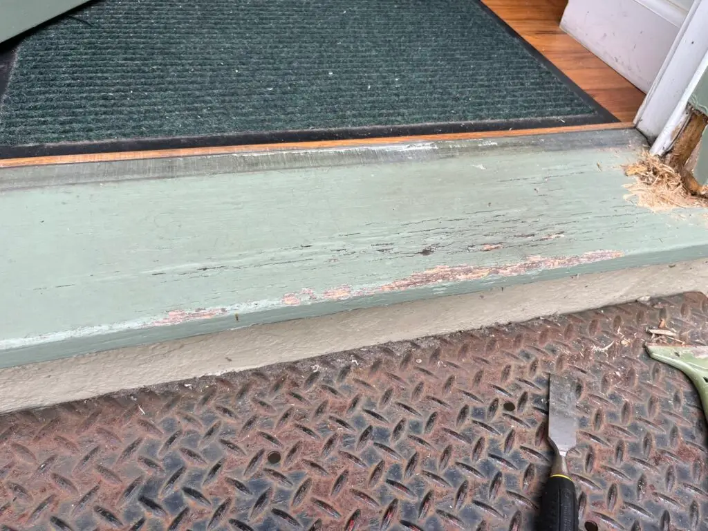 Exterior Threshold Repair in Santa Barbara — exterior painting