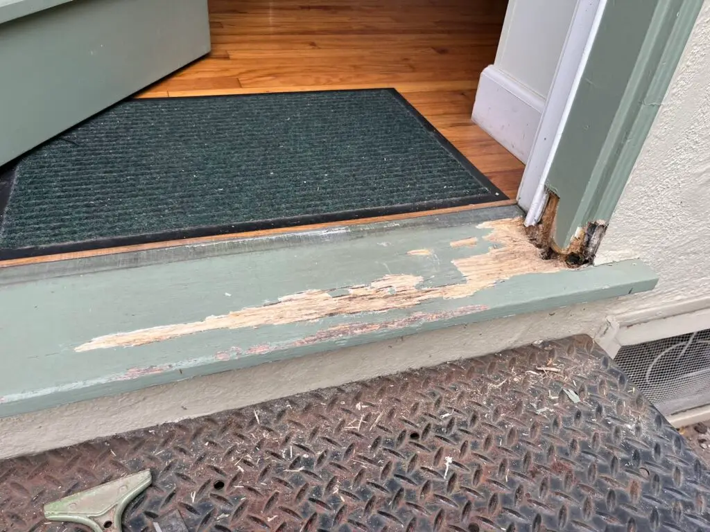 Exterior Threshold Repair in Santa Barbara — exterior threshold repair