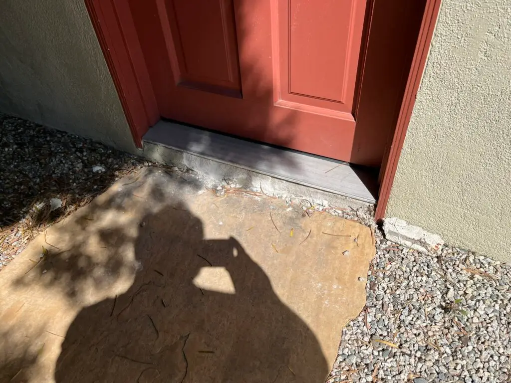 Stucco Repair in Santa Barbara — matching paint stucco