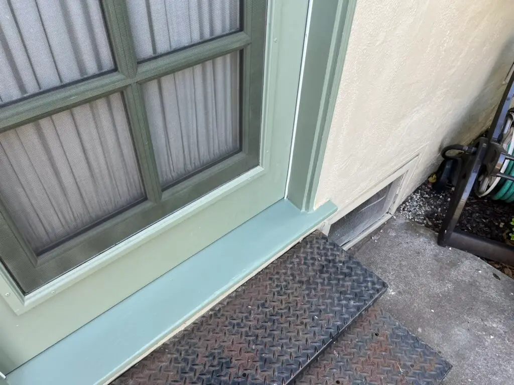 Exterior Threshold Repair in Santa Barbara — santa barbara