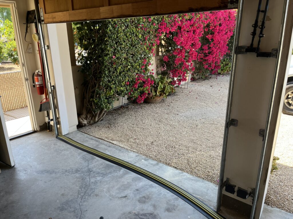 Garage Door Weather Sealing Installation in Santa Barbara — brush seals installation