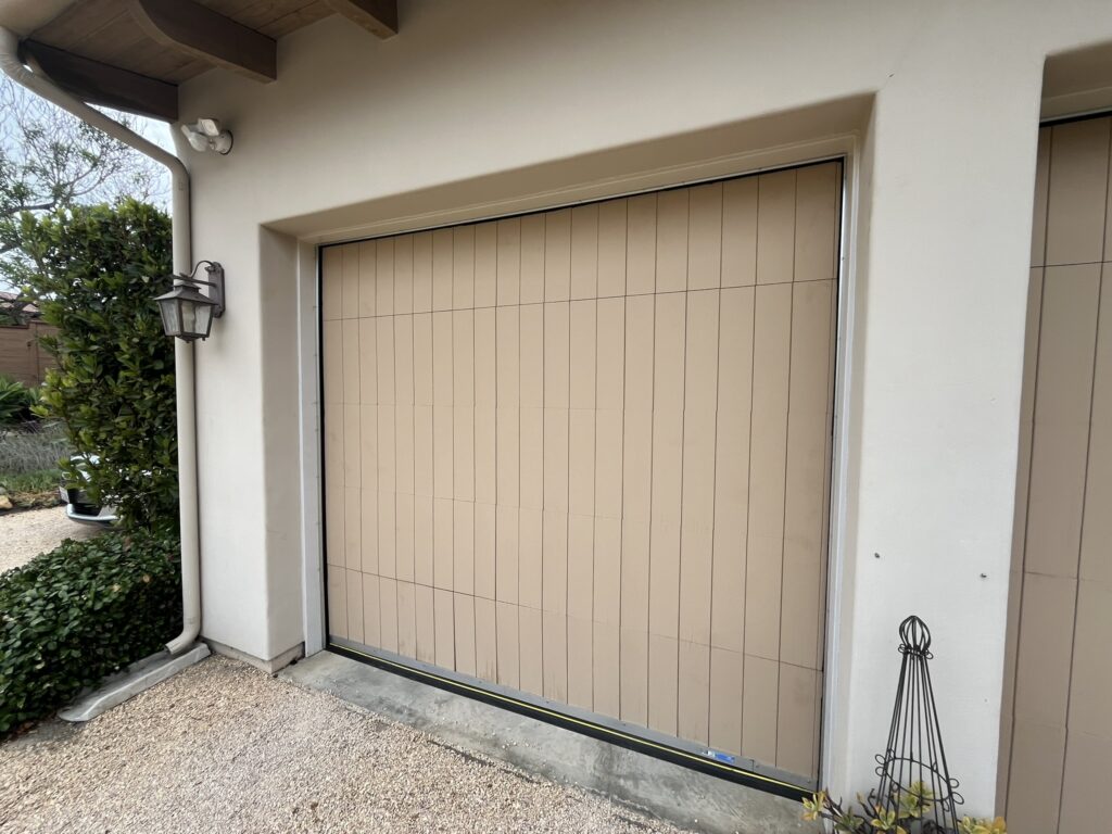 Garage Door Weather Sealing Installation in Santa Barbara — Park Highlands association HOA